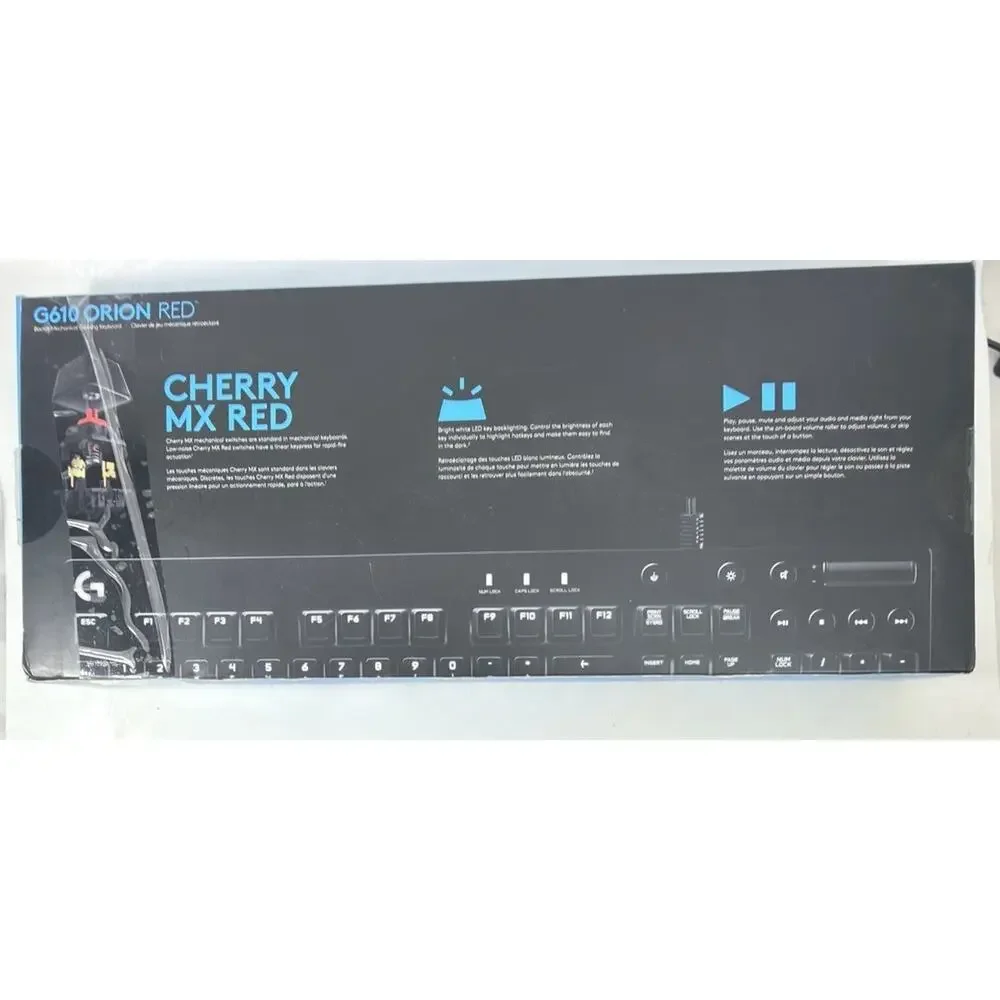 Logitech G610 ORION CHERRY MX RED Wired Mechanical Keyboard w/ Backlighting